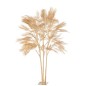Arbre feuilles de palmier en métal or 180x180x250 cm Arbre feuilles de palmier en métal or 180x180x250 cm