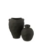 Vase en céramique noir 29.5x29.5x38 cm Vase en céramique noir 29.5x29.5x38 cm