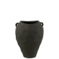 Vase en céramique noir 29.5x29.5x38 cm Vase en céramique noir 29.5x29.5x38 cm