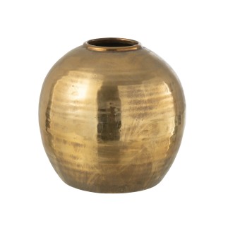Vase en céramique doré 30x30x28 cm