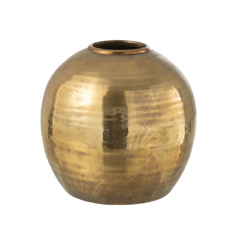 Vase en céramique doré 30x30x28 cm Vase en céramique doré 30x30x28 cm