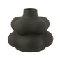 Vase en céramique noir 30.5x30.5x27.5 cm Vase en céramique noir 30.5x30.5x27.5 cm