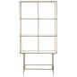 Étagère en métal et verre 100x40x200 cm Étagère en métal et verre 100x40x200 cm