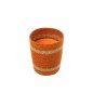 Bougie parfumée dans verre orange 55h - 12.5x12.5x15.5 cm Bougie parfumée dans verre orange 55h - 12.5x12.5x15.5 cm
