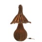 Lampe de table en raphia marron 35x35x61 cm Lampe de table en raphia marron 35x35x61 cm