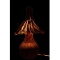 Lampe de table en raphia marron 35x35x61 cm Lampe de table en raphia marron 35x35x61 cm