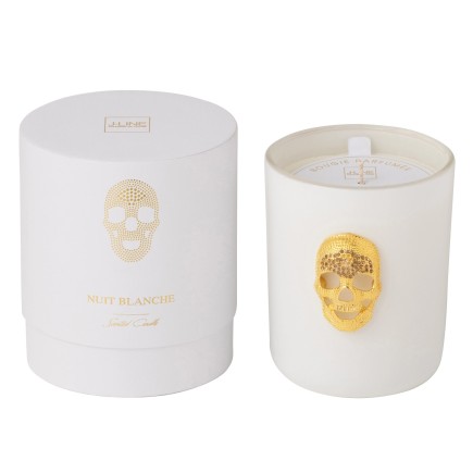 Scented Candle Skull Nuit Blanche Large-65Hours
