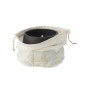 PHOTOPHORE ROND VERRE TRANSPARENT LARGE 23X32CM