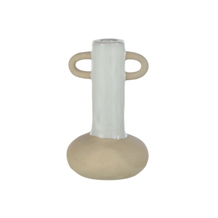 Chandelier en céramique blanche 10.5x8x17.5 cm