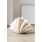 Vaso a conchiglia in poliresina bianca 57x31x36 cm Vaso a conchiglia in poliresina bianca 57x31x36 cm
