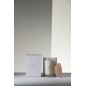 Bougie senteur «Musc Obscur» 52h en paraffine blanche 10.5x10.5x14 cm