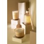 Bougie senteur «Oranger Ensoleillé» 52h en paraffine blanche 10.5x10.5x14 cm
