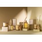 Bougie senteur «Oranger Ensoleillé» 28h en paraffine blanche 11.5x1.5x10 cm