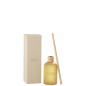 Diffuseur d’accords essentiels «Oranger Ensoleillé» 250ml en verre 7.5x7.5x27.5 cm