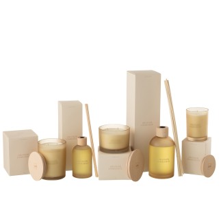 Diffuseur d’accords essentiels «Oranger Ensoleillé» 500ml en verre 9.5x9.5x35.5 cm