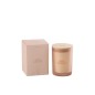 Vela perfumada «Rosa Soñadora» 52h en parafina blanca 10.5x10.5x14 cm