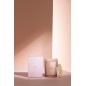 Vela perfumada «Rosa Soñadora» 52h en parafina blanca 10.5x10.5x14 cm
