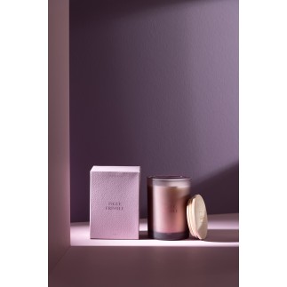 Vela perfumada «Higo Frívolo» 52h en parafina blanca 10.5x10.5x14 cm