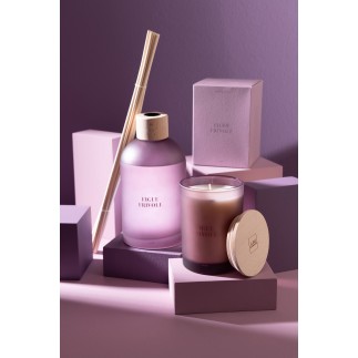 Vela perfumada «Higo Frívolo» 52h en parafina blanca 10.5x10.5x14 cm