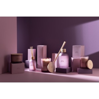 Diffuseur d’accords essentiels «Figue Frivole» 250ml en verre 7.5x7.5x27.5 cm