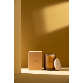 BOUGIE SENT SANTAL SATINÉ-45H