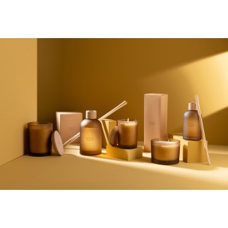 Difusor de esencias «Santal Satiné» 250ml en vidrio 7.5x7.5x27.5 cm