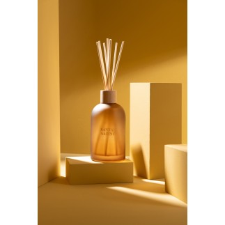Diffuseur d’accords essentiels «Santal Satiné» 250ml en verre 7.5x7.5x27.5 cm