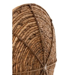 Set di 3 decorazioni da parete in foglia di banano e conchiglia