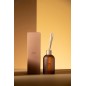 Diffuseur d’accords essentiels «Ambre Intime» 250ml en verre 7.5x7.5x27.5 cm