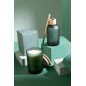 Diffuseur d’accords essentiels «Bois Givré» 250ml en verre 7.5x7.5x27.5 cm