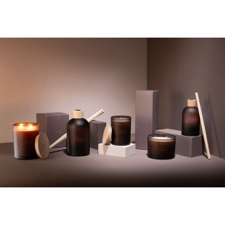 Diffuseur d’accords essentiels «Vanille Gourmande» 250ml en verre 7.5x7.5x27.5 cm