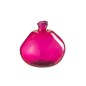 Jarrón burbuja de vidrio fucsia 31.5x31.5x32 cm