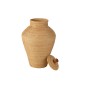 Vase avec couvercle en rotin naturel 50x50x70 cm