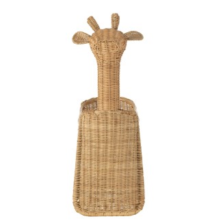 PANIER GIRAFE ROTIN NAT