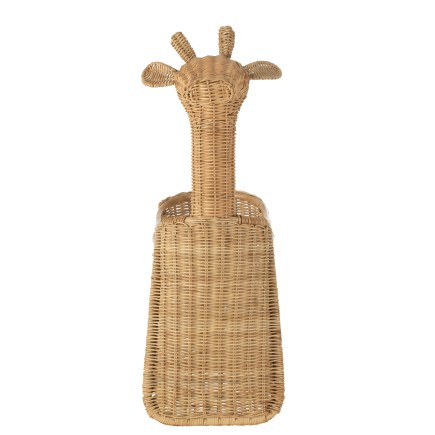 PANIER GIRAFE ROTIN NAT