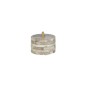 Set de 6 sous-verres en marbre beige D.10 cm