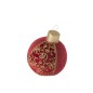 BOULE DÉCO MOTI PO/TEX RO/OR L