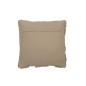 Cuscino trapuntato in lana beige 45x45x12 cm Cuscino trapuntato in lana beige 45x45x12 cm