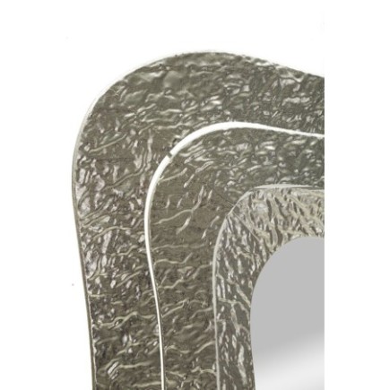 Miroir irrégulier carré 74x7x79 cm