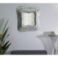 Miroir irrégulier carré 74x7x79 cm
