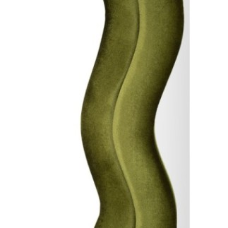 Specchio ovale irregolare con cornice verde 60x4x160 cm