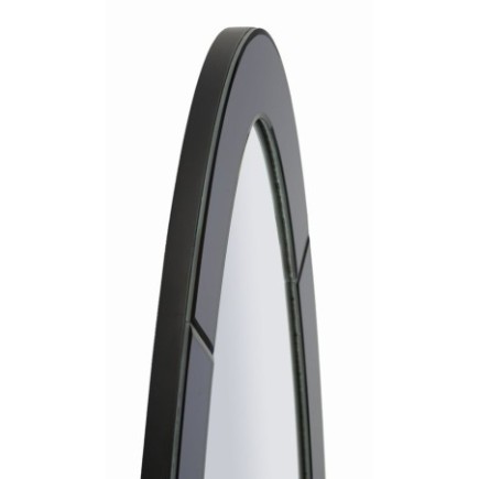 Espelho oval com moldura azul 55x2x150 cm