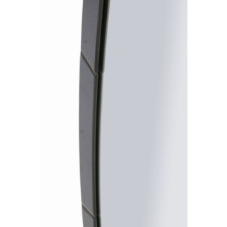 Espelho oval com moldura azul 55x2x150 cm