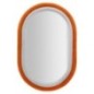 Espelho oval com moldura laranja 60x4x90 cm Espelho oval com moldura laranja 60x4x90 cm