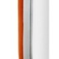 Specchio ovale con cornice arancione 60x4x90 cm