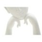 Cabeza de Buda de resina blanca 21,5x13x36 cm