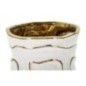 Vaso de cerâmica branca 16 x 32,5 cm