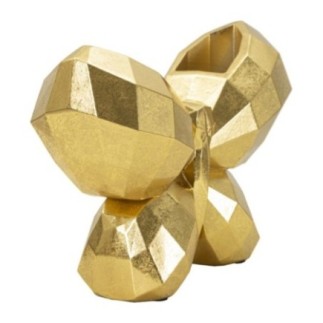 VASO BUTTERFLY GOLD CM 22.5X8X15 MIN 2