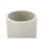 Vase boule en céramique blanche 15.5x41 cm
