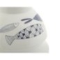 Vaso com motivo de peixe em cerâmica branca, 21 x 31 cm Vaso com motivo de peixe em cerâmica branca, 21 x 31 cm